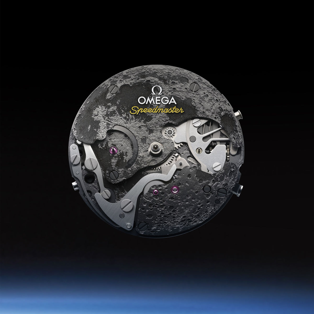 Omega Speedmaster Moonwatch Dark Side of the Moon “Apollo 8” 2024 Manual 44.25 mm