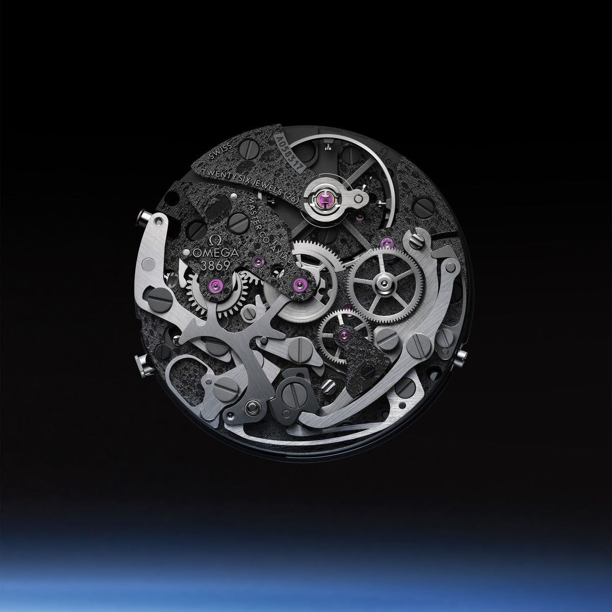 Omega Speedmaster Moonwatch Dark Side of the Moon “Apollo 8” 2024 Manual 44.25 mm