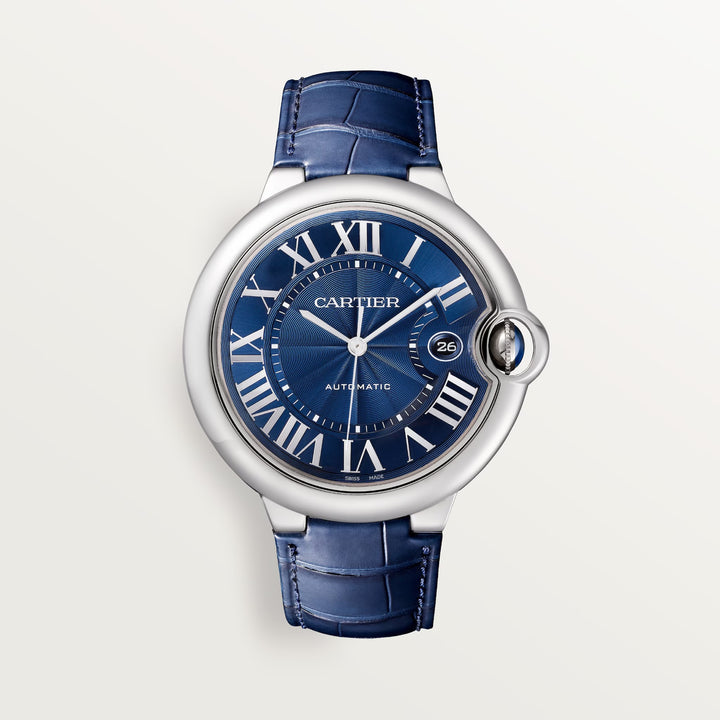Cartier Ballon Bleu De Cartier Watch, 40mm, Mechanical Movement With Automatic Winding, Silver Steel WSBB0027