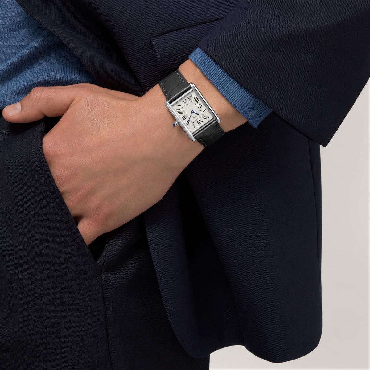 Cartier Tank Louis Cartier Watch, Large Model, Mechanical Movement With Automatic Winding