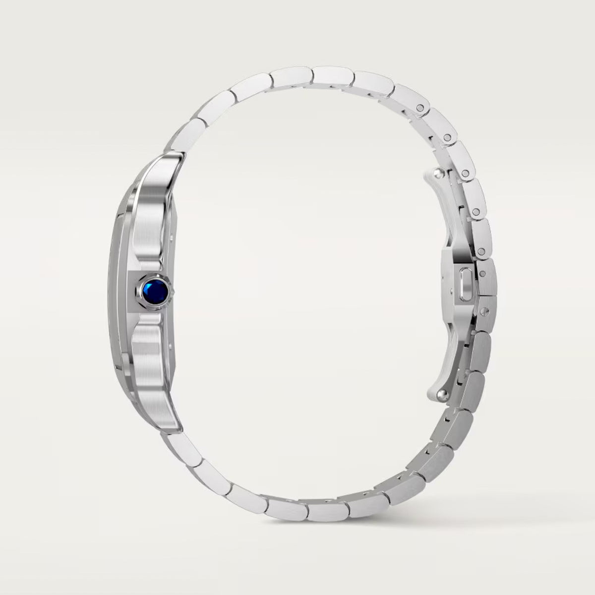 Cartier Santos De Cartier Watch, Large Model, Mechanical Movement With Automatic Winding, Steel WSSA0076