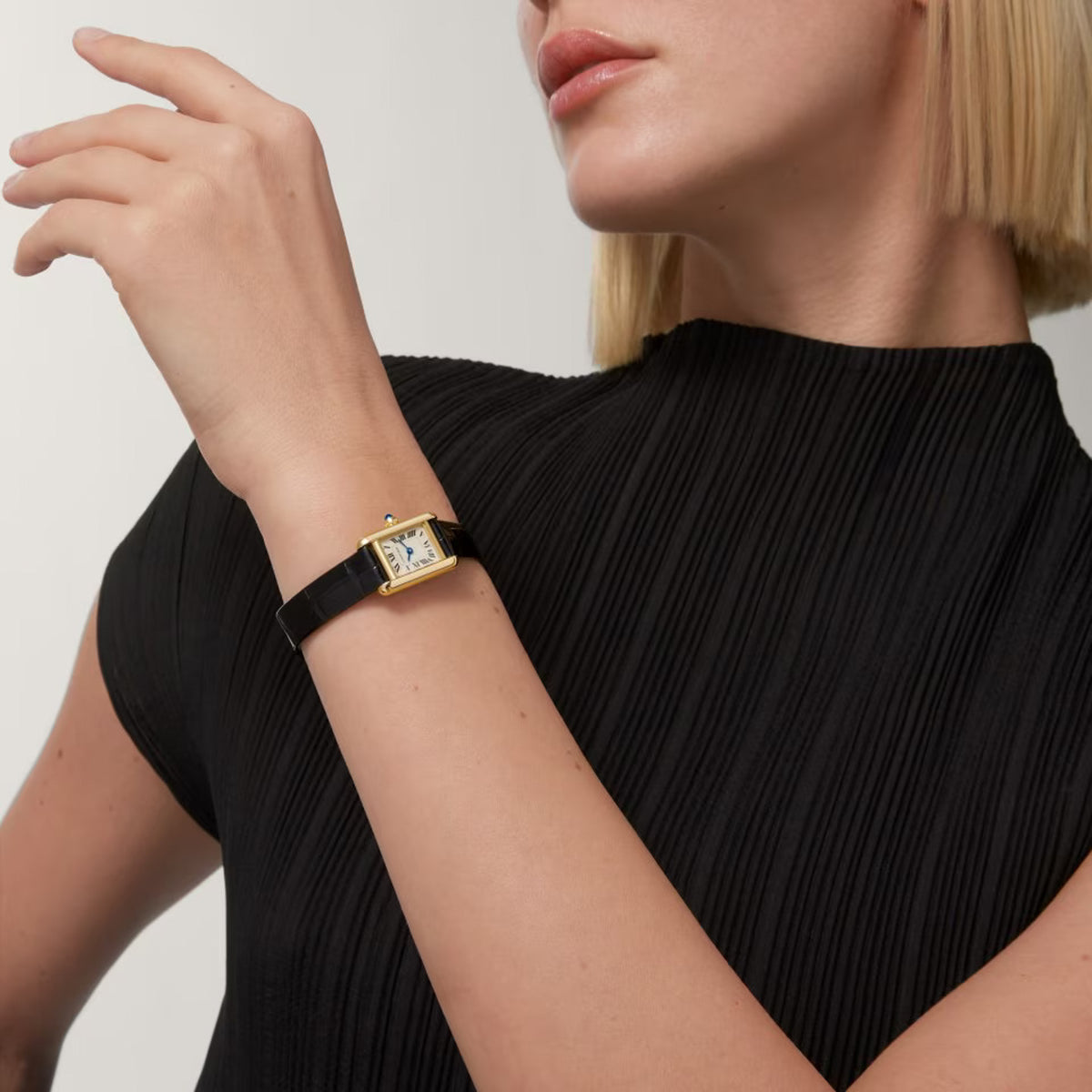 Cartier Tank Louis Cartier Watch, Mini Model, Quartz Movement, Yellow Gold Case WGTA0352