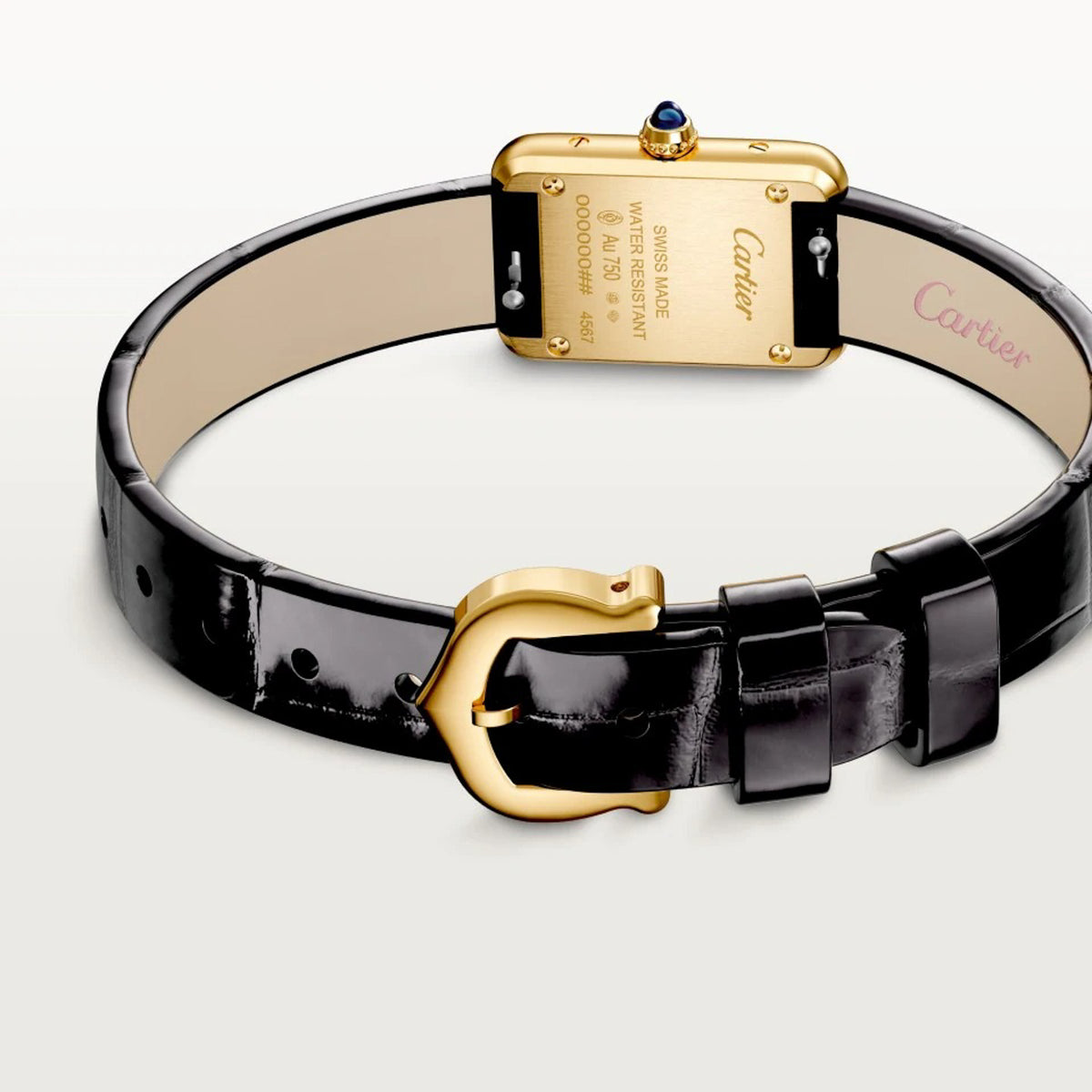 Cartier Tank Louis Cartier Watch, Mini Model, Quartz Movement, Yellow Gold Case WGTA0352