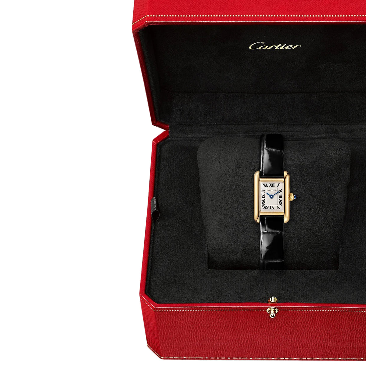 Cartier Tank Louis Cartier Watch, Mini Model, Quartz Movement, Yellow Gold Case WGTA0352