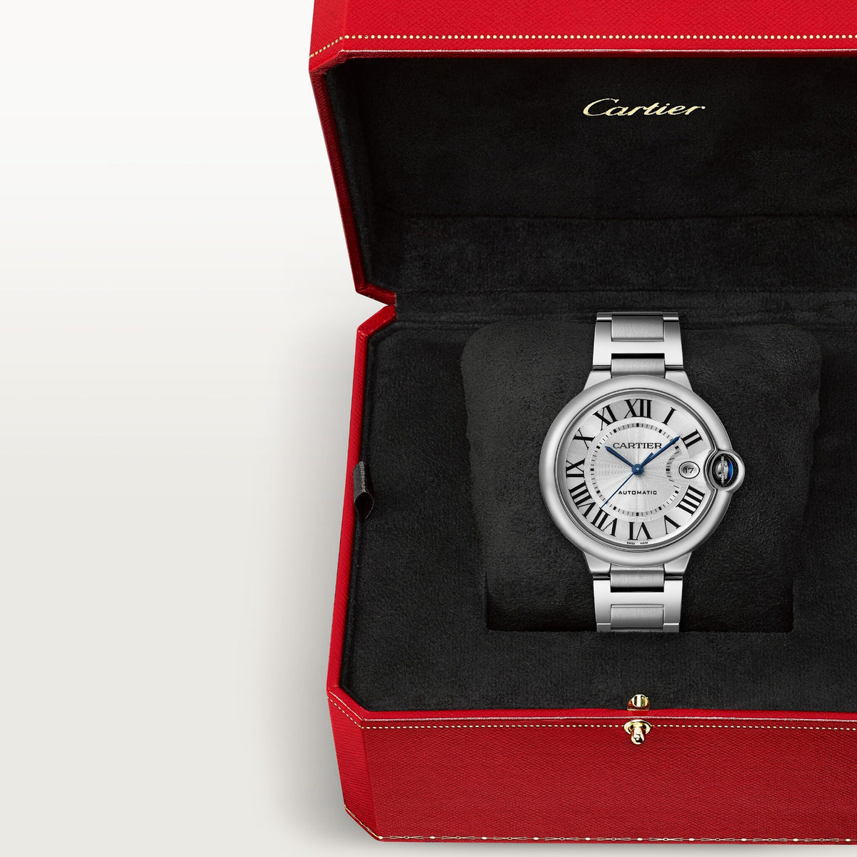 Cartier Ballon Bleu De Cartier Watch, 40mm, Automatic Movement, Steel WSBB0040