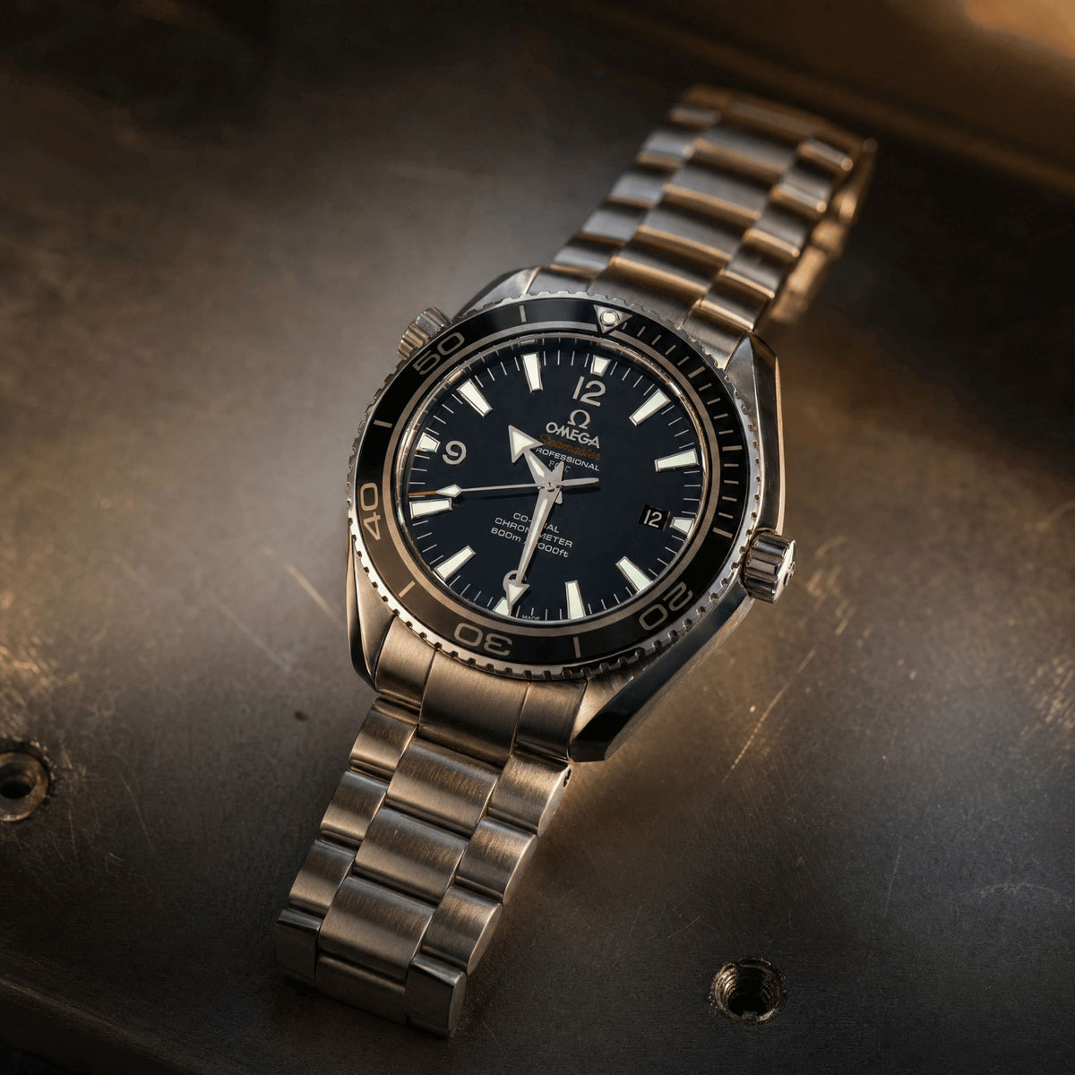 Omega Seamaster Planet Ocean Liquidmetal Limited Edition Automatic 42 mm Full Set 2011