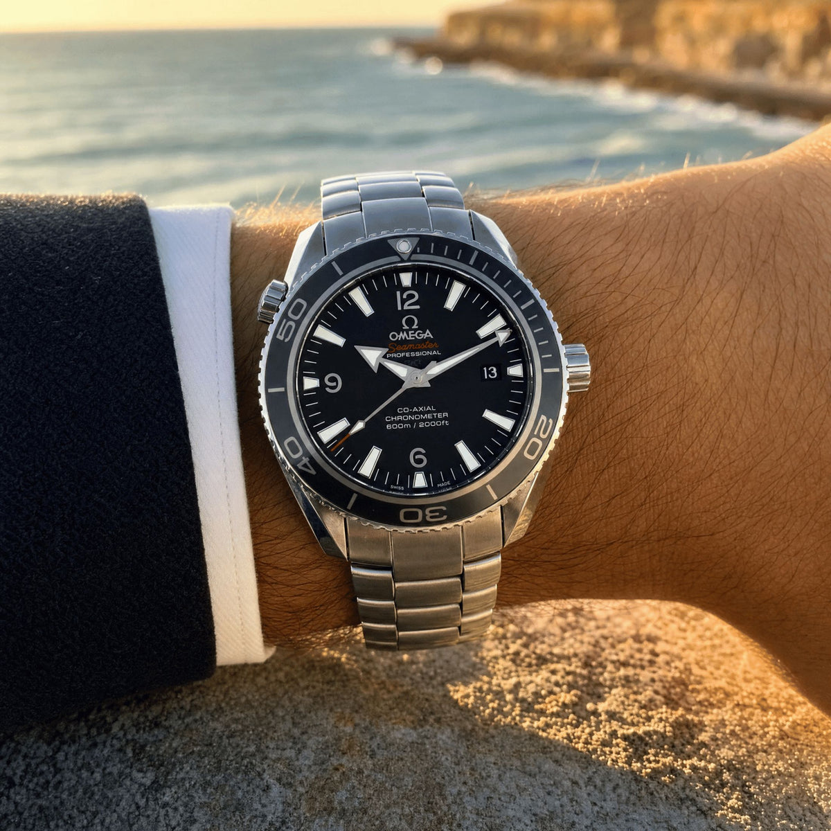 Omega Seamaster Planet Ocean Liquidmetal Limited Edition Automatic 42 mm Full Set 2011