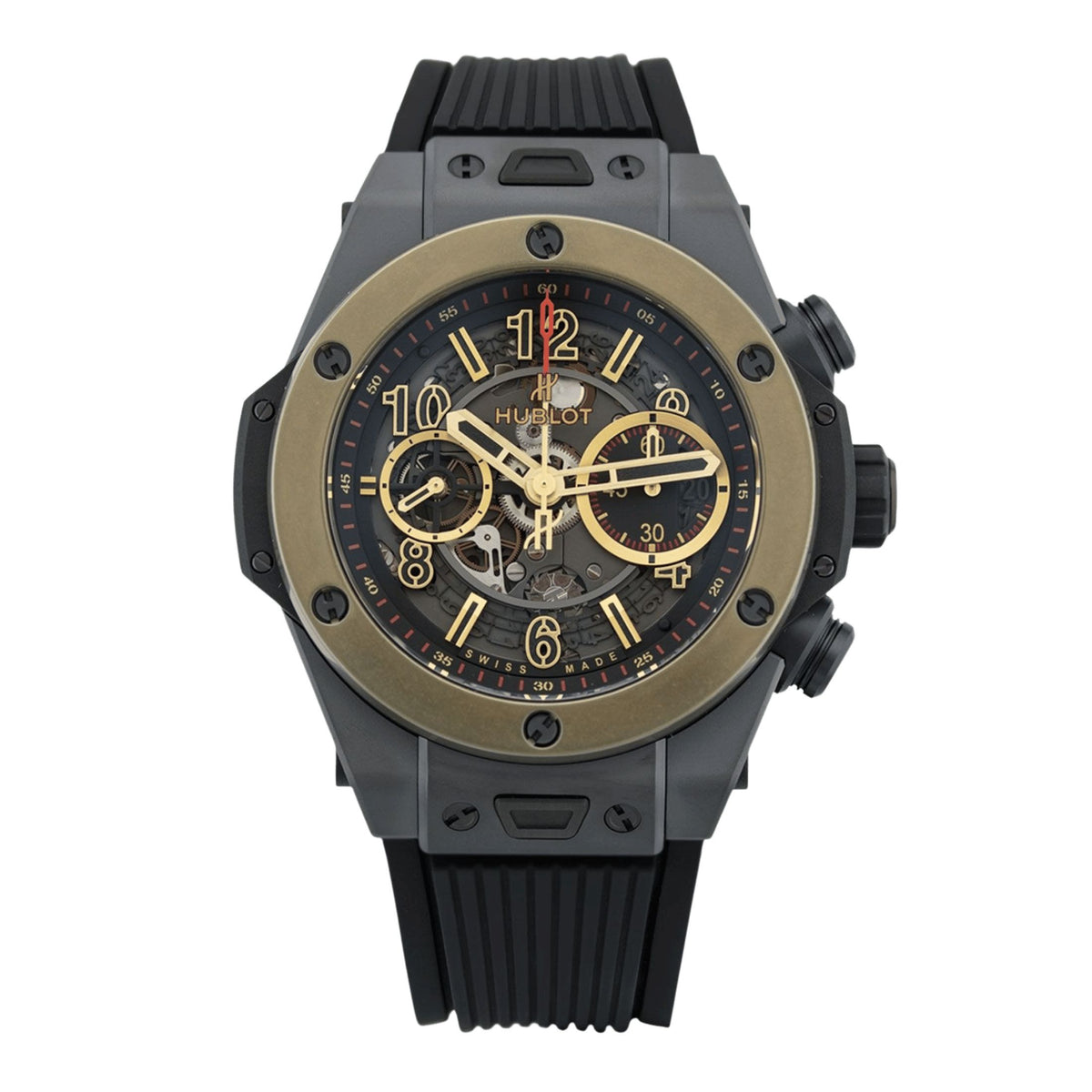 Hublot Big Bang Unico 45 Black Ceramic & Magic Gold Automatic 45 mm Full Set 2018