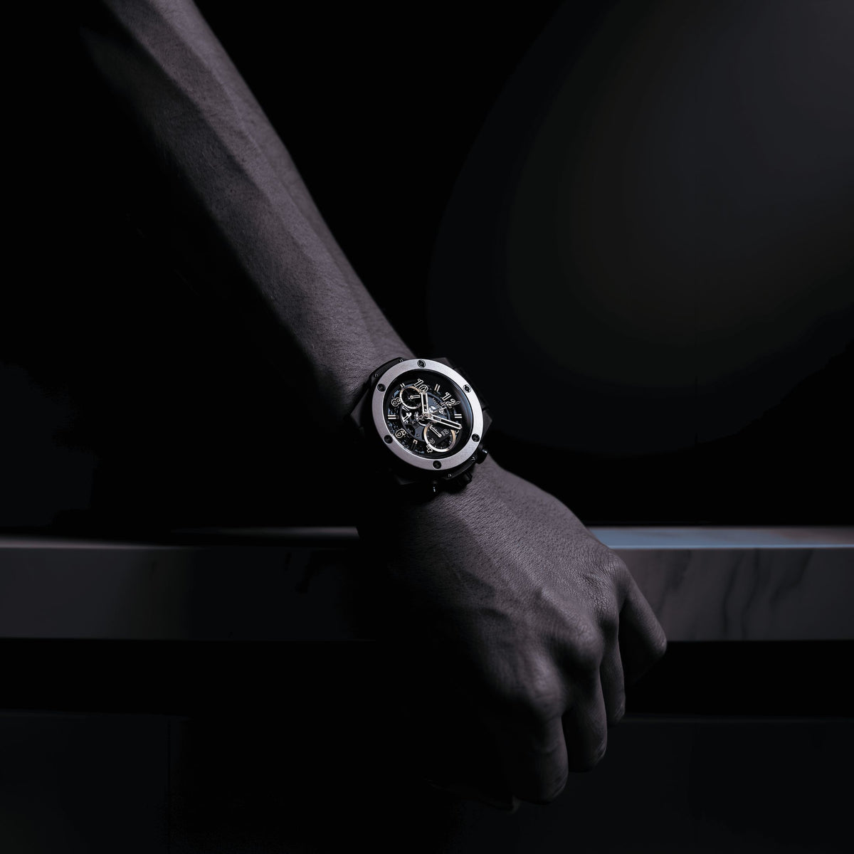 Hublot Big Bang Unico 45 Black Ceramic & Magic Gold Automatic 45 mm Full Set 2018