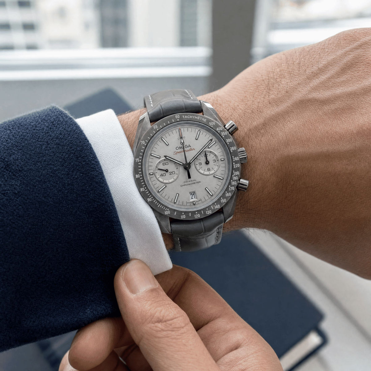 Omega Speedmaster Grey Side of the Moon Automatic 44.25 mm Full Set 2020