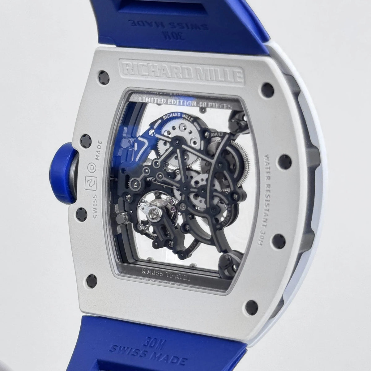 Richard Mille RM 055 Bubba Watson Japan Edition White Ceramic Titanium Limited Edition